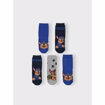 NAME IT 5-Pak Paw Patrol Strømper Nello Dark Sapphire